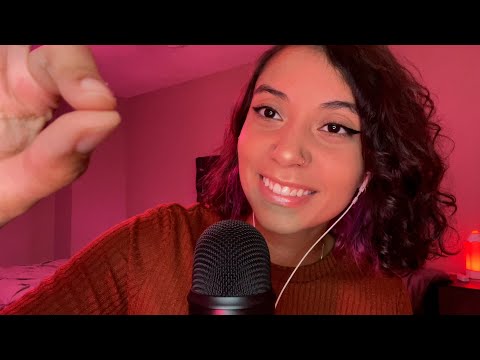 ASMR ~ Crisp, Breathy Whispers, Positive Affirmations, & Plucking Negativity