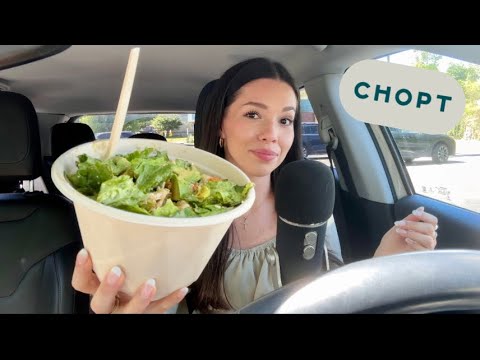 ASMR Chopt Mukbang | Eat Lunch With Me 🥗