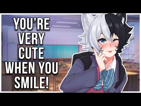 ASMR Roleplay | Femboy Classmate Has A Crush On You & Takes You Home 💗