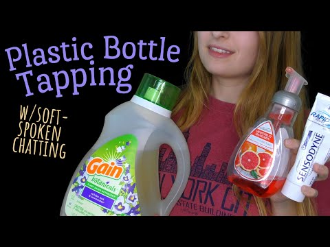 ASMR | Tapping on Plastic Bottles and Having a Chat (soft-spoken)