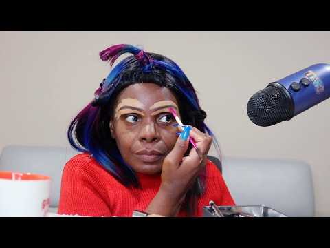 ASMR Makeup Fun Cute December Look Sounds