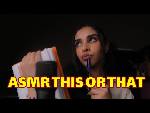 Persian ASMR | فقط یه گزینه رو میتونی انتخاب کنی! asmr this or that