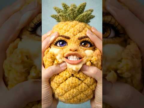 Cute Crochet Fruit ASMR ...  #asmr #relax #funny #asmrai