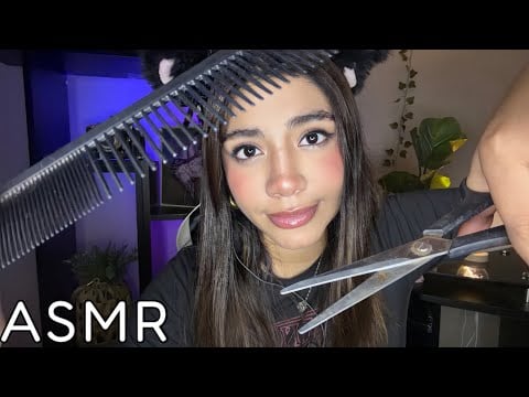 ASMR ESPAÑOL / CORTE DE CABELLO  REALISTA  y EXCLUSIVO / roleplay SPA RELAJANTE