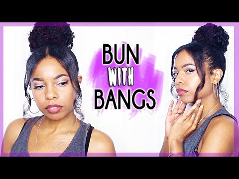 BIG CURLY BUN WITH BANGS⎜Daseana ♥