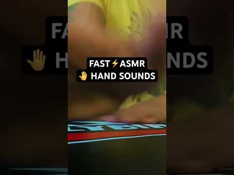 FAST⚡️ASMR HAND SOUNDS #asmr #asmrtingles #fast #tingly #relaxing