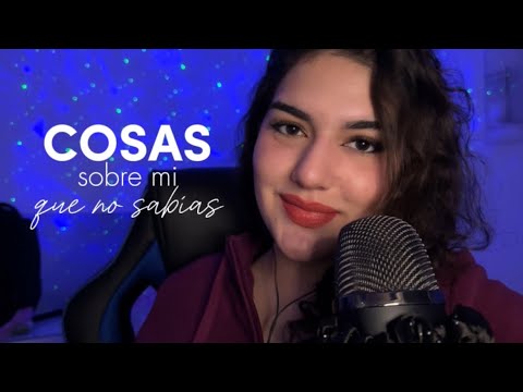 ASMR CURIOSIDADES SOBRE MI 🌺