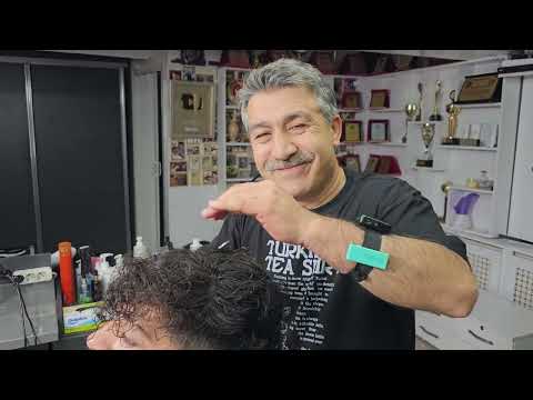 HAIR AND BEARD TRIMMING AND MASSAGE WITH MUNUR ONKAN