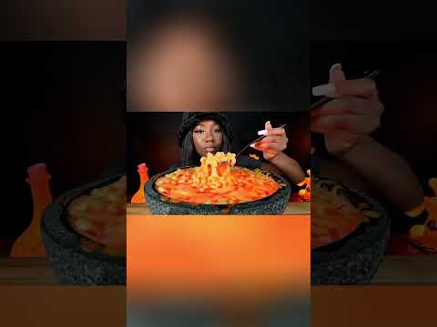 Big Bowl Lava Mac and Chesse #asmrsounds #asmrvideo #eatingsounds
