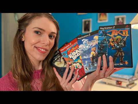 ASMR PlayStation 2 Video Game Collection | Soft Spoken Show & Tell