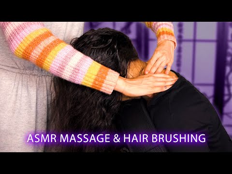 Ultimate ASMR Relaxation ❤️ Body Massage, Soothing Scalp Massage & Gentle Hair Brushing