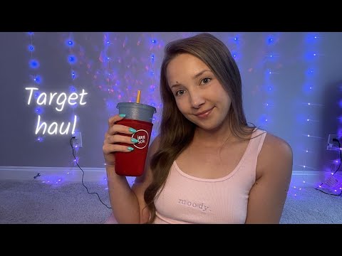 ASMR| Tingly TARGET Haul ✨(gentle crinkles, water sounds, gentle whispers)