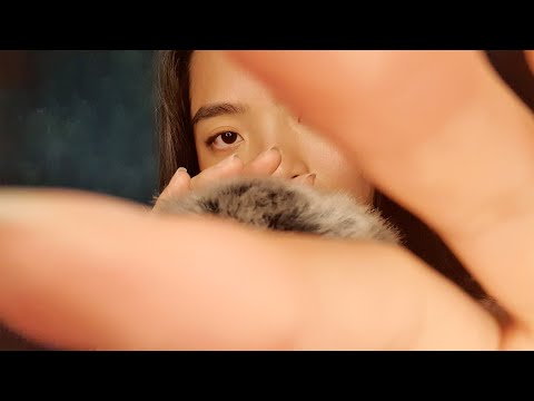 [ASMR] 100-0 Slow & Sleepy Countdown ✧ Fluffy Mic Touching & Close Up Hand Movements