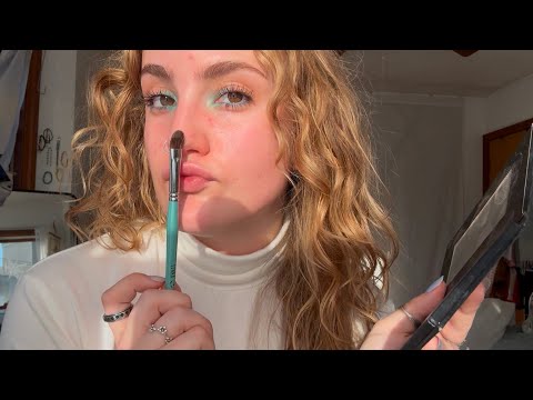 i do your makeup ASMR personal attention (grwm for NEW college classes! another day in BOSTON)