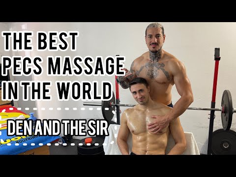 Whispered relaxing Pecs massage - Asmr