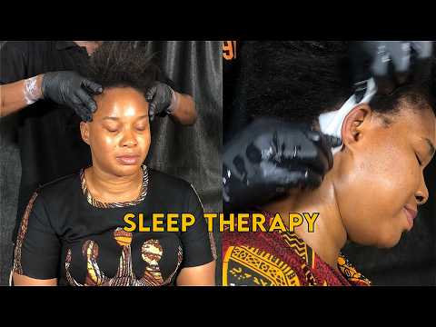 ASMR AGGRESSIVE HEAD SCALP SCRATCH | EAR CLEANING, NECK & SHOULDER MASSAGE 4 RELAXATION SLEEP