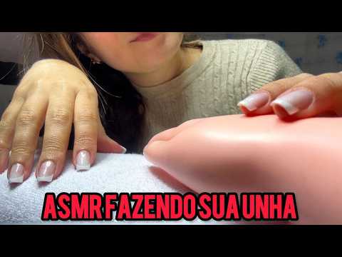 ASMR POV FAZENDO SUA UNHA #asmr