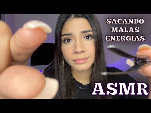 ASMR ESPAÑOL / BYE BYE ENERGÍAS NEGATIVAS (LAS QUITO) + MUCHOS PENSAMIENTOS positivos