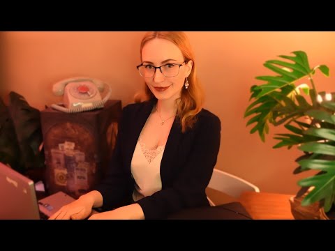 Interview Role-play ASMR (Soft spoken Personal Questions, Typing)❤️