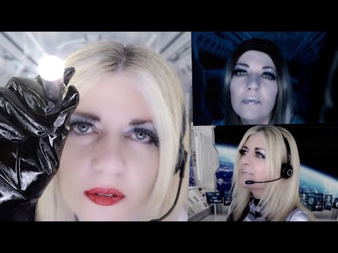 ASMR Ear Exam, Ear Implants, Medical Exam, Fixing You - Sci-Fi/Alien Compilation - Lights, Otoscope