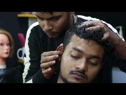 Insomnia Cure ASMR Head And Ear Massage With Neck Cracking