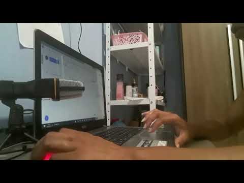 ASMR COMPANHIA DE TRABALHO💻 digitação de teclado, canetas, mouse, sons de papel e escrever📝