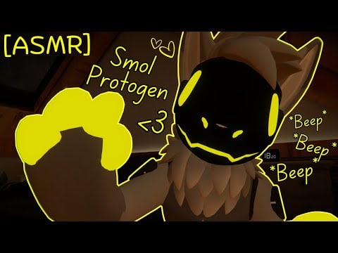 [Furry ASMR] Smol Protogen returns to help you sleep :3 [Sleep-aid] [Soft-spoken] [Whispering]