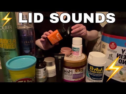 ASMR | Fast and Aggressive Lid Sounds | Part 4 | No Talking
