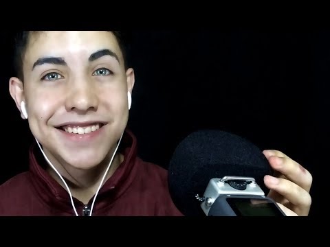 ASMR Testando o microfone – Sons de boca, com as mãos, tapping na embalagem e muitos sussurros