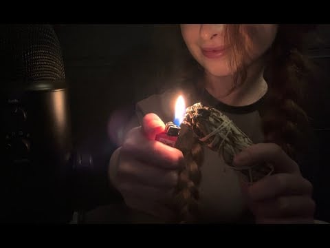 ASMR Whisper Ramble & Cleansing Your Energy 🌕♉︎🕯️⋆˙⟡