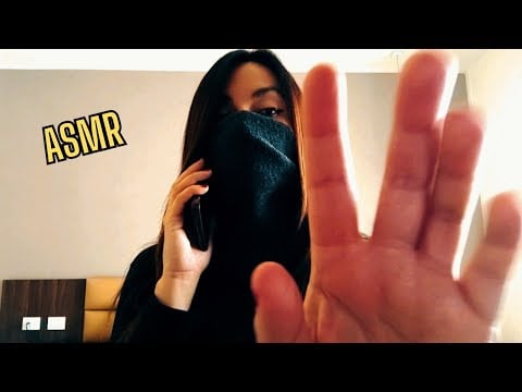 ASMR KIDNAPPING: phone call telling how I kidnapped you - Touching your face - hands movements