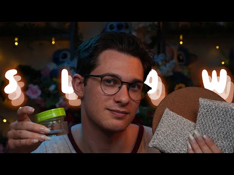 ASMR 4k | Une vidéo très lente et douce ( slow trigger et whispering ) !😴🧡