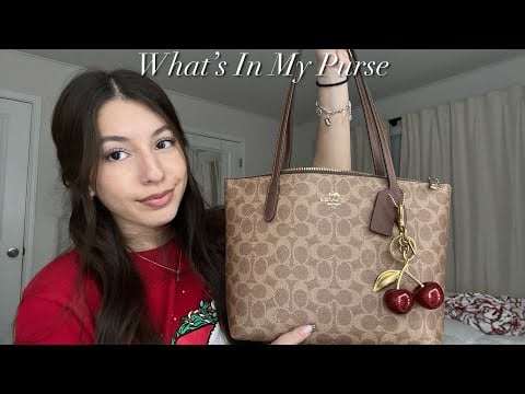 Lofi ASMR What’s In My Purse (Fiona Zip Tote Bag)