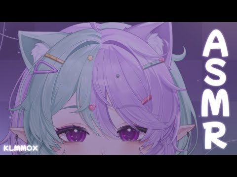 Kitty girl purrs in your ear and then sleeps | ASMR SR3D