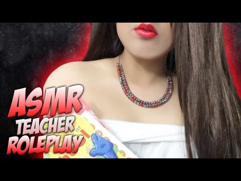 ASMR Eating Sounds & Whisper  Teacher Role Play ✨💕