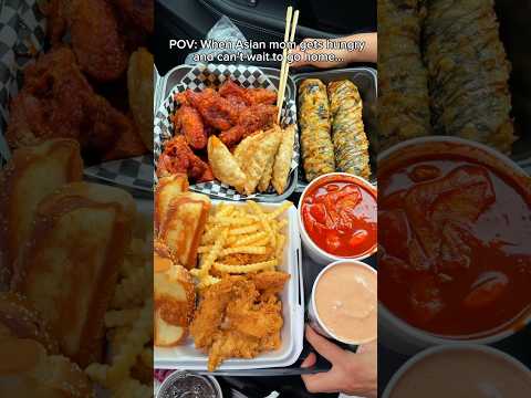 When Asian mom gets hungry and can’t wait to go home… #food #eating #mukbang #sushi #asmr
