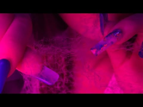 [ASMR - No Talking] Spider Web Pulling 🕷 🕸 (mouth sounds)