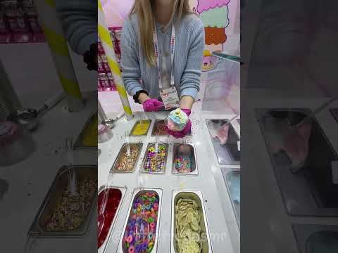 POV: SLIME ICE CREAM 🍦🎀 & booth tour! ✨ #cute #kawaiislimecompany #squishy #toyfair