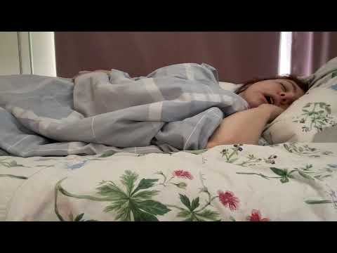 Asmr sleeping snoring girl