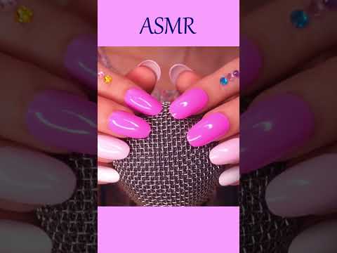 ASMR Mic Scratching without Cover & Blue Part of Yeti Mic, Plastic Wrap  #asmr #shorts