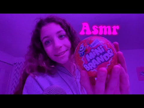 ASMR Mini brands unboxing!💜