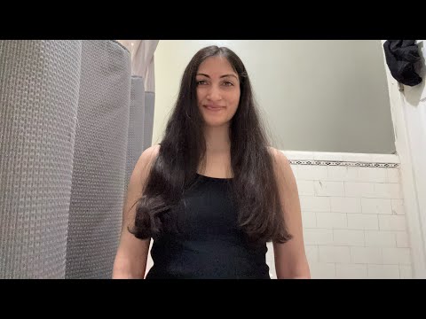 ASMR| MOISTURIZING MY FACE AND BRUSHING MY HAIR