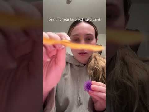 its definitely odd paint😌 #asmr