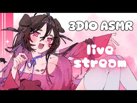 3DIO ASMR ♡ Slow Wet Ear Licks ˖ ࣪⚝⋆ soft mouth sounds & kisses