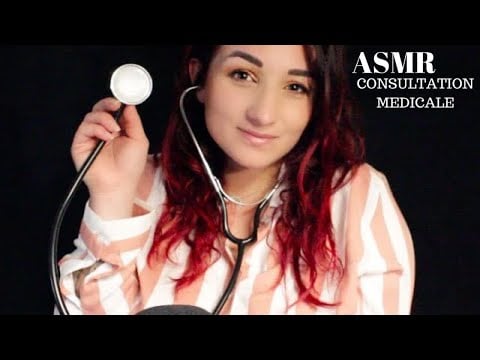 ASMR FRANÇAIS : ROLEPLAY - CONSULTATION MEDICALE, CHECK UP (Latex, Battement de coeur, Visuel...)