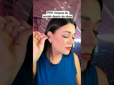 POV: limpeza de ouvido depois do show da Lady Gaga #asmr #asmrbrasil #humor #asmrvideo