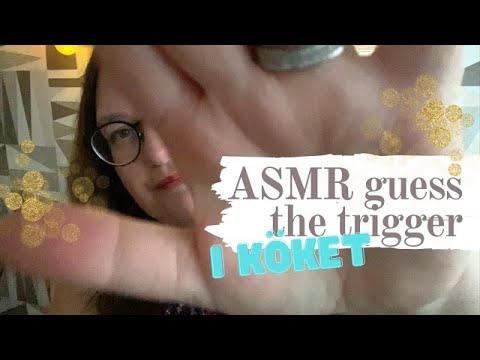 ASMR guess the trigger: Gissa vilka sju saker från köket som jag gör ljud med 🙈