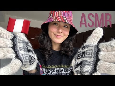 ASMR | Tingly Triggers from Peru | Fabric Scratching + Hand Movements