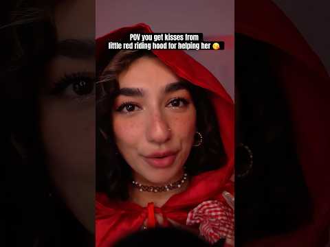 red riding hood roleplay 🧺 #asmr #roleplay #personalattention