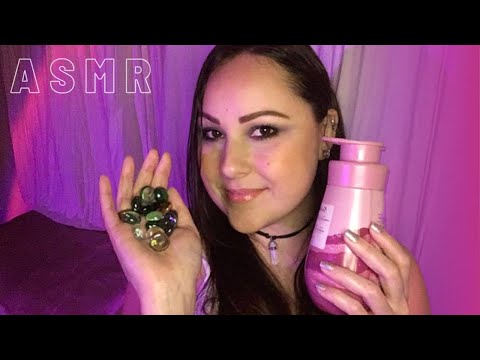 ASMR SPA DO RELAXAMENTO | Massagem facial e corporal, cromoterapia e pedras quentes!